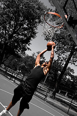 Image showing Player Dunking