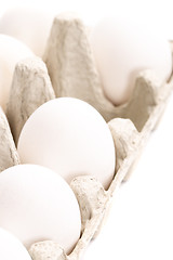Image showing white eggs