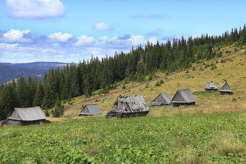 Image showing Traditional Mountain Village In Transylvania,Romania