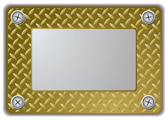 Image showing metal mirror frame