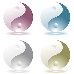 Image showing ying yang four