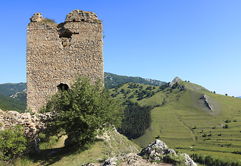 Image showing Coltesti fortress-detail