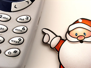 Image showing christmas phone