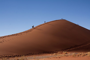 Image showing red dunes of sossusvlei