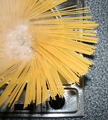 Image showing Cooking spaghetti