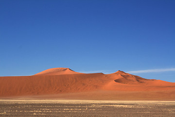 Image showing red dunes of sossusvlei