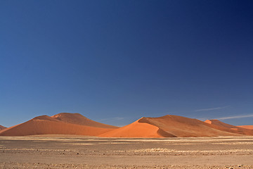 Image showing red dunes of sossusvlei