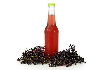 Image showing American elderberry lemonade