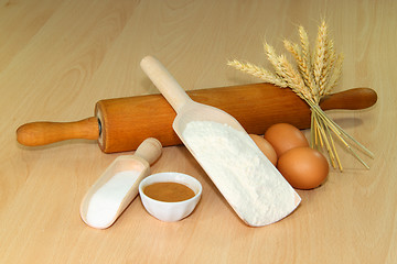 Image showing Baking ingredients