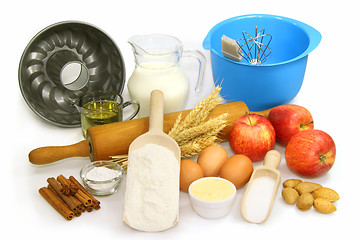 Image showing Baking ingredients