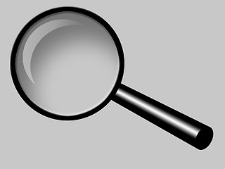 Image showing A Magnifying Glass