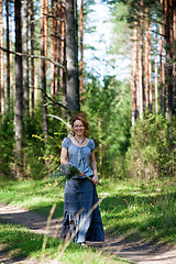 Image showing Walking in the wood