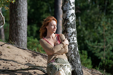 Image showing Women in dune