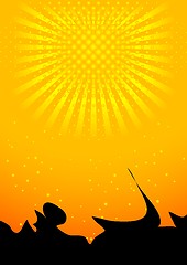 Image showing Solar background