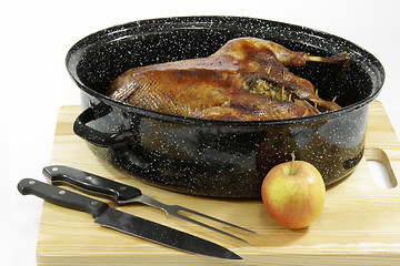 Image showing Goose roast