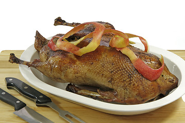 Image showing Fried goose