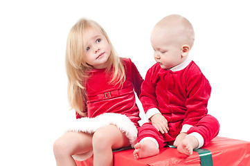 Image showing Christmas babies