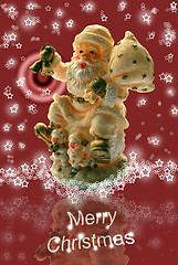 Image showing Red Christmas Card