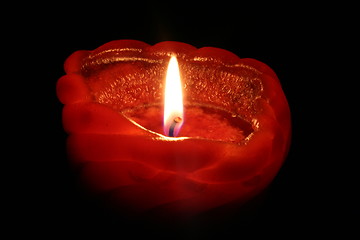 Image showing Red candle