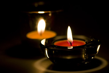 Image showing two candles