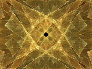 Image showing Yellow Abstract Fractal