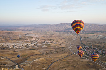 Image showing Baloons over Cappadocia