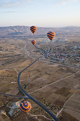 Image showing Baloons over Cappadocia