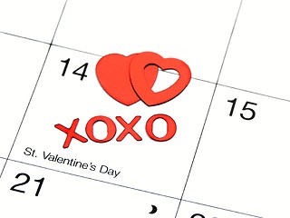 Image showing valentines date