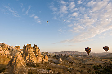 Image showing Baloons over Cappadocia