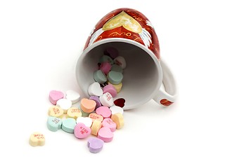 Image showing valentines candy and mug