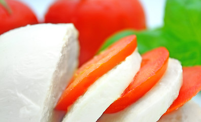 Image showing Tomato mozzarella