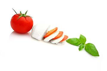 Image showing Tomato mozzarella