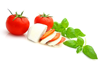 Image showing Tomato mozzarella