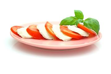 Image showing Tomato mozzarella