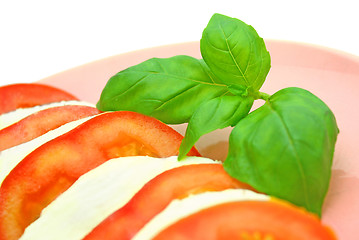 Image showing Tomato mozzarella