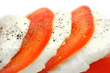 Image showing Tomato mozzarella