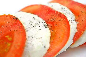 Image showing Tomato mozzarella