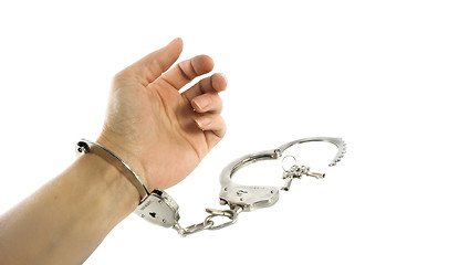 Image showing isolated handcuffs