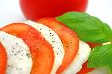 Image showing Tomato mozzarella