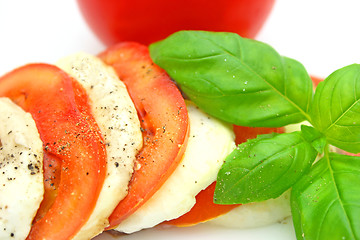 Image showing Tomato mozzarella