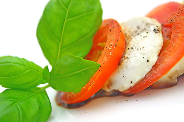 Image showing Tomato mozzarella
