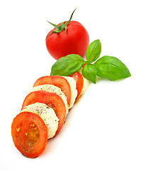 Image showing Tomato mozzarella