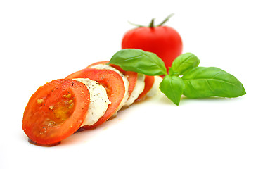 Image showing Tomato mozzarella