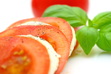 Image showing Tomato mozzarella