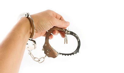 Image showing hand and handcuffs