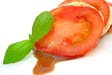 Image showing Tomato mozzarella