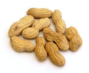 Image showing Pile of Peanuts