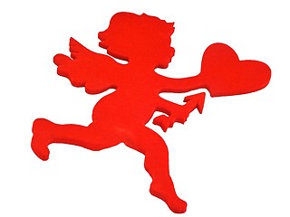 Image showing red cupid