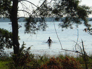 Image showing woman in the sea ll