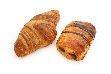 Image showing Schokocroissants